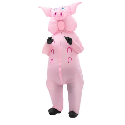 Надувной карнавальный костюм Свинья-5