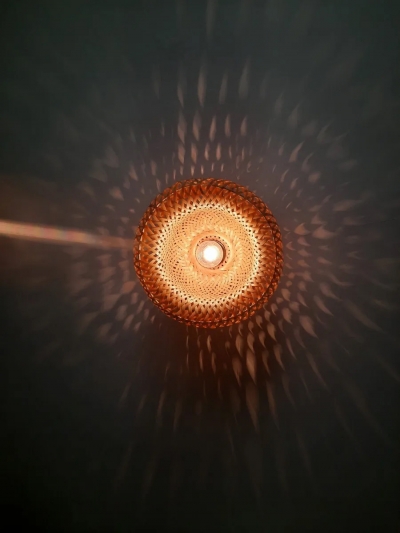 Люстра из ротанга Rattan Light-2