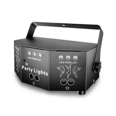 Лазерный проектор / светомузыка Party Light DMX-512 (RGB лазер, стробоскоп, LED, ультрафиолет)-3